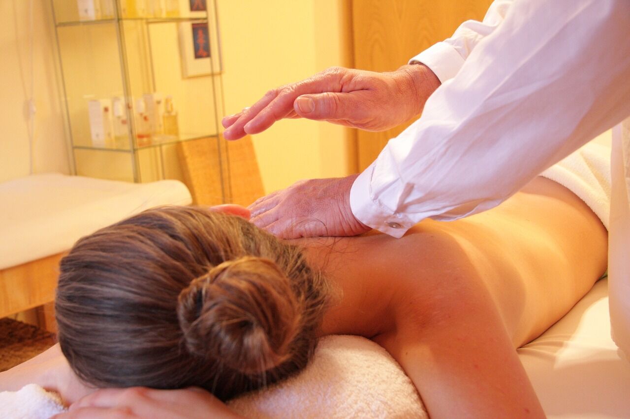 Person gets a massage to help their shoulder